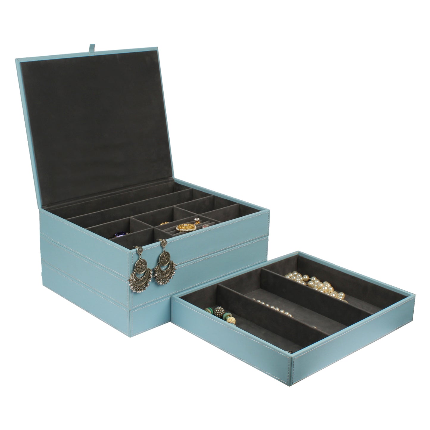 Jewellery Stackers Duck Egg Blue